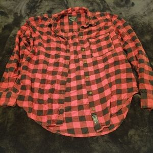 Red and Black Plaid Flannel